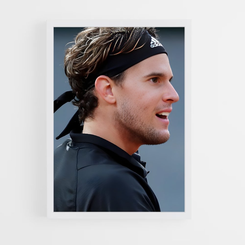 Poster Dominic de thiem – affiche Tennis (vue 3)